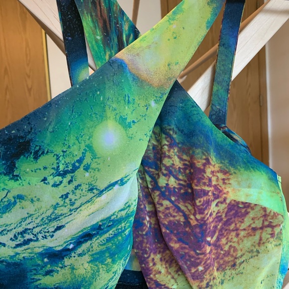 ModCloth Crisscross the Universe A-line dress - Picture 4 of 11